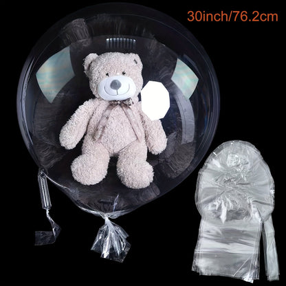 Giant Clear Balloons Extra Wide Mouth