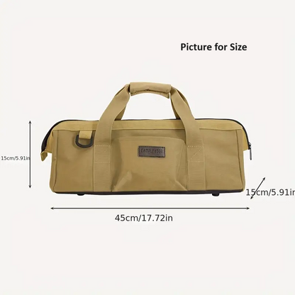 Portable Army Green Oxford Canvas Tool Storage Bag