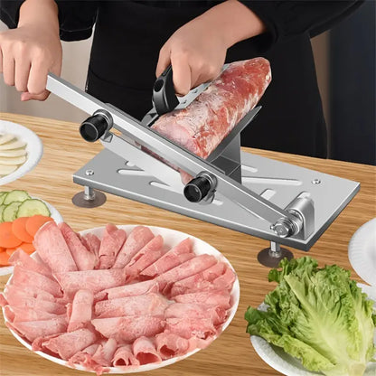 Precision Kitchen Cutting Tool - Adjustable Thickness Meat, Fruit, and Vegetable Slicer