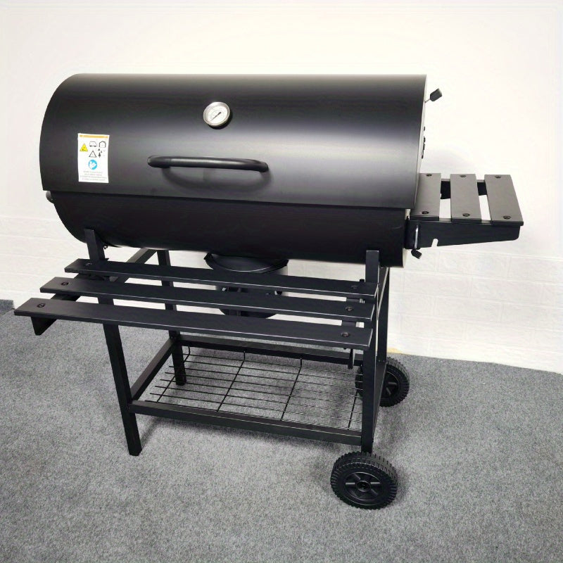 Outdoor Multifunctional BBQ Grill Rack with Iron Plate