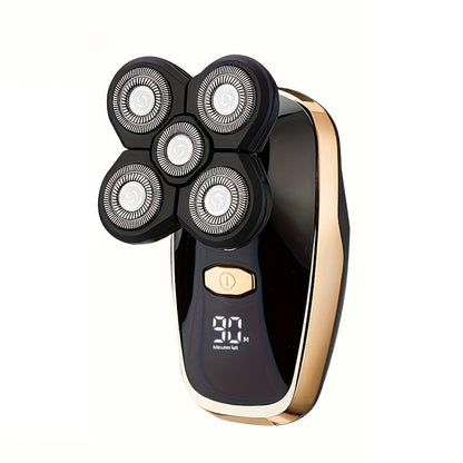 Five-Blade Cordless Electric Razor Set for Men