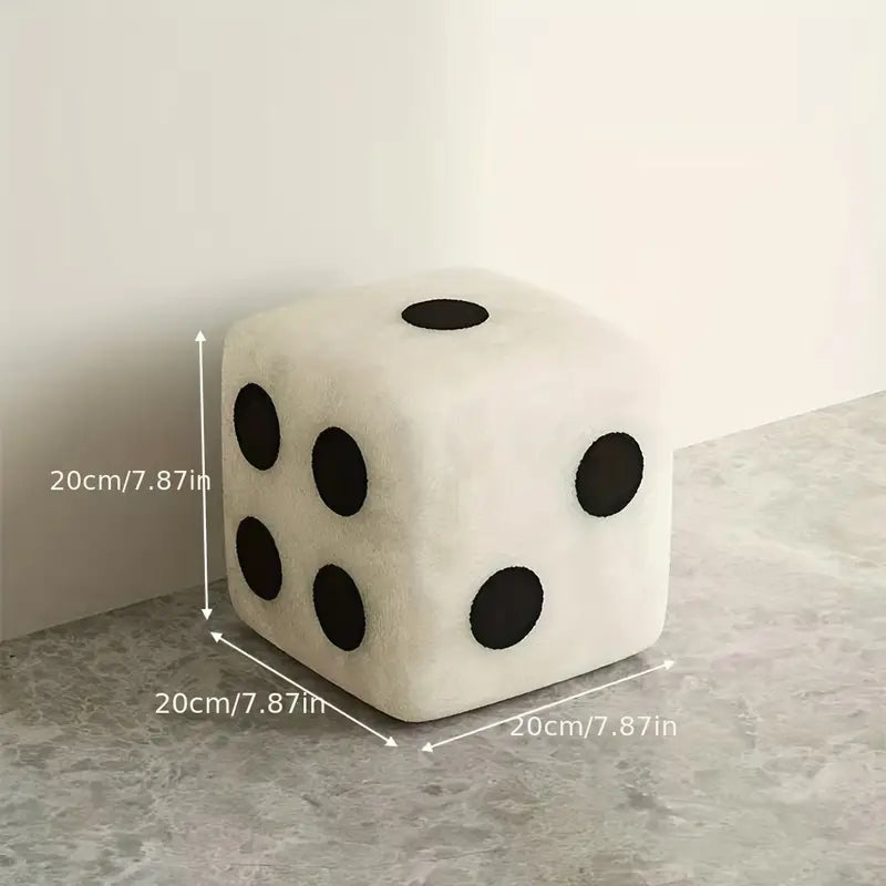 Nordic-Inspired Ottoman - White