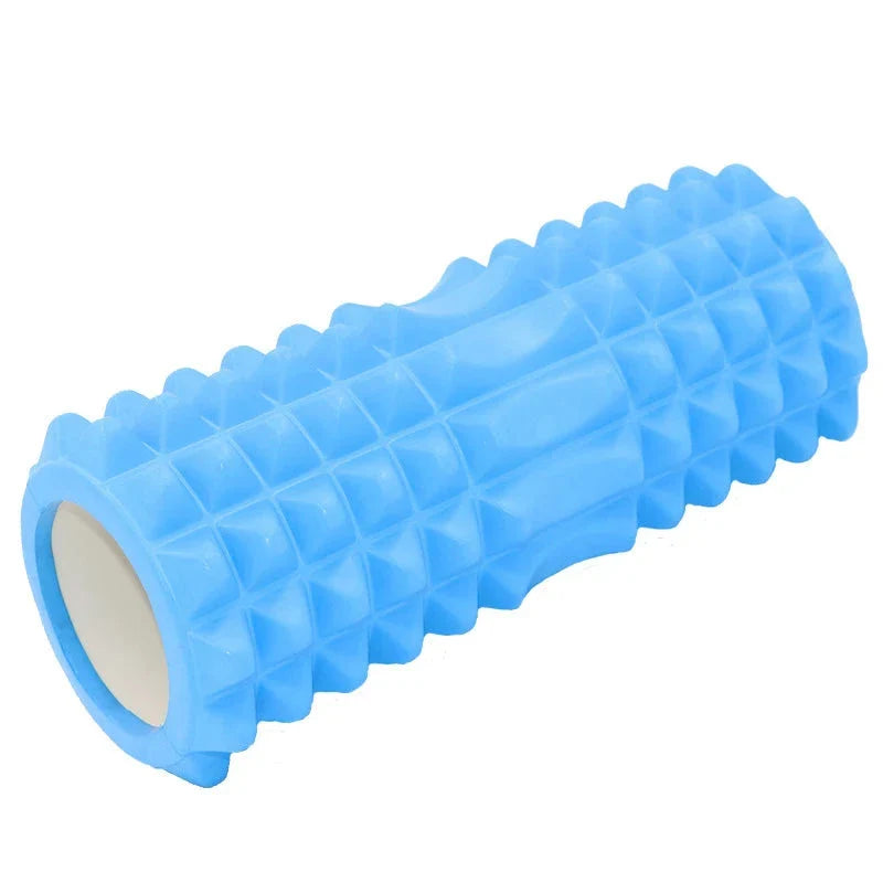 High Density Foam Roller for Deep Massage (Blue)