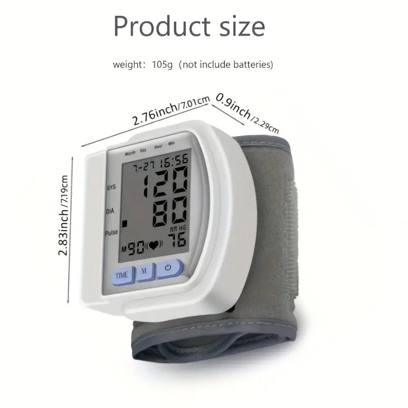 Precision and convenience meet in our wrist BP monitor