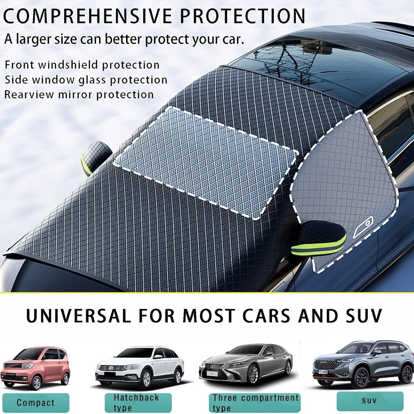 Winter Car Windshield Snow Cover Protector