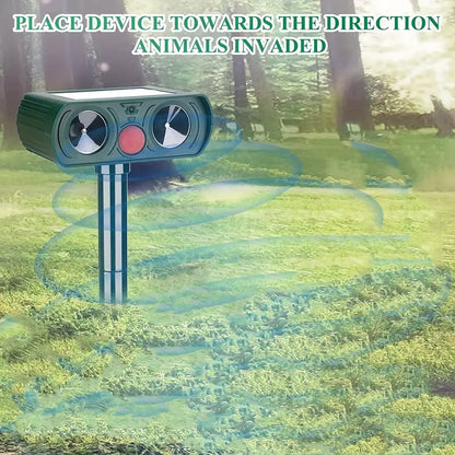 Emerald Solar Ultrasonic Animal Repellent