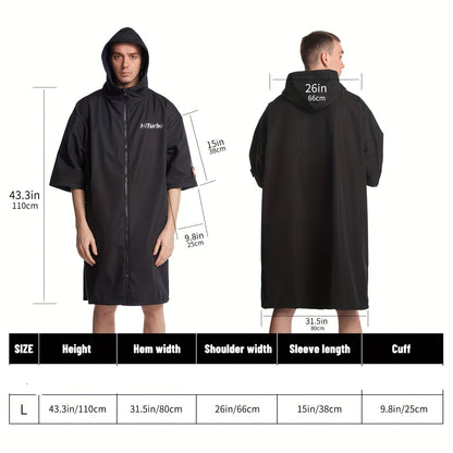 Quick Dry Hooded Surf Poncho Towel Robe