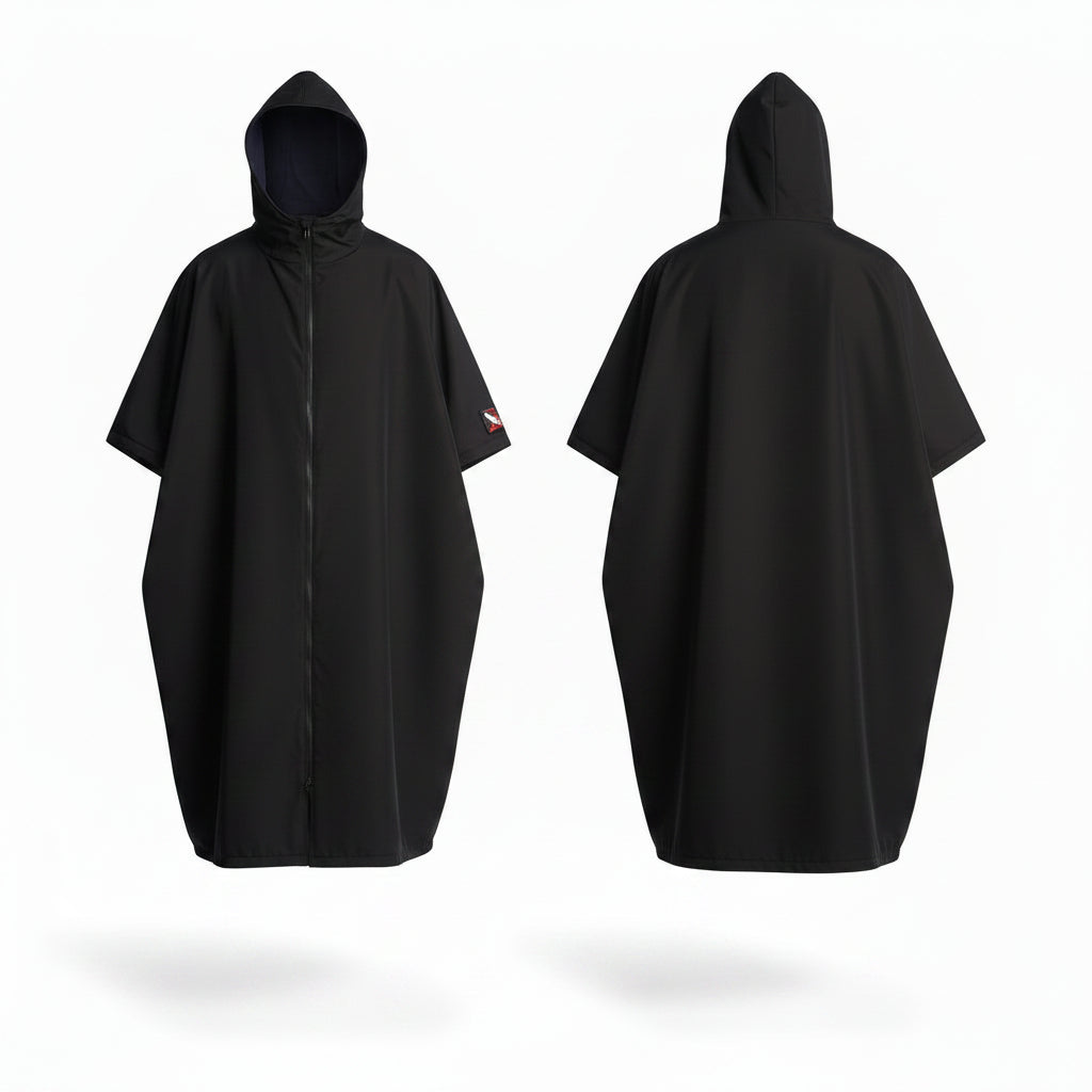 Quick Dry Hooded Surf Poncho Towel Robe