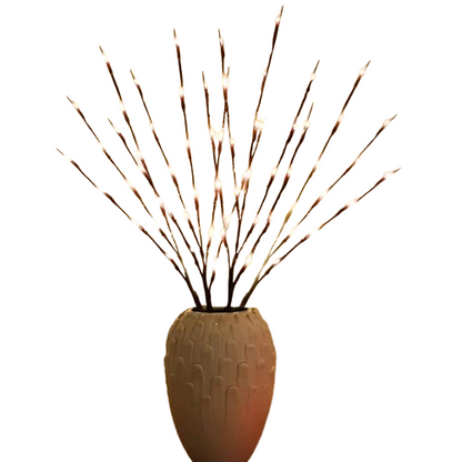 Enhance Your Celebrations with 1pc 20 LED Branch Lights | Battery-Powered Indoor Decoration Lights