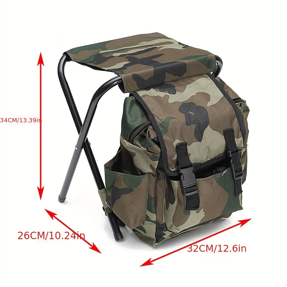 Camping Folding Chair with Backpack Picnic Bag
