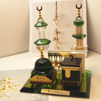 Classic Crystal Kaaba Model Desk Decoration