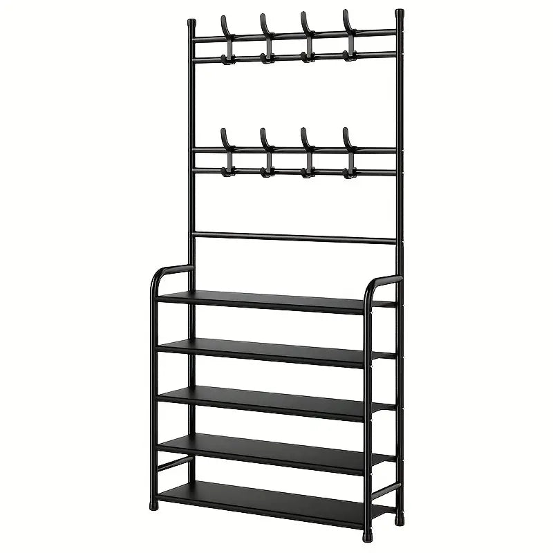 Two-in-One Wonder: A Shoe Rack and Coat Rack in Perfect Harmony