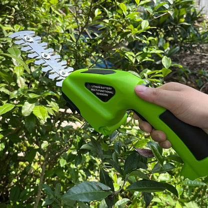 2-in-1 Rechargeable Handheld Hedge Trimmer Shears