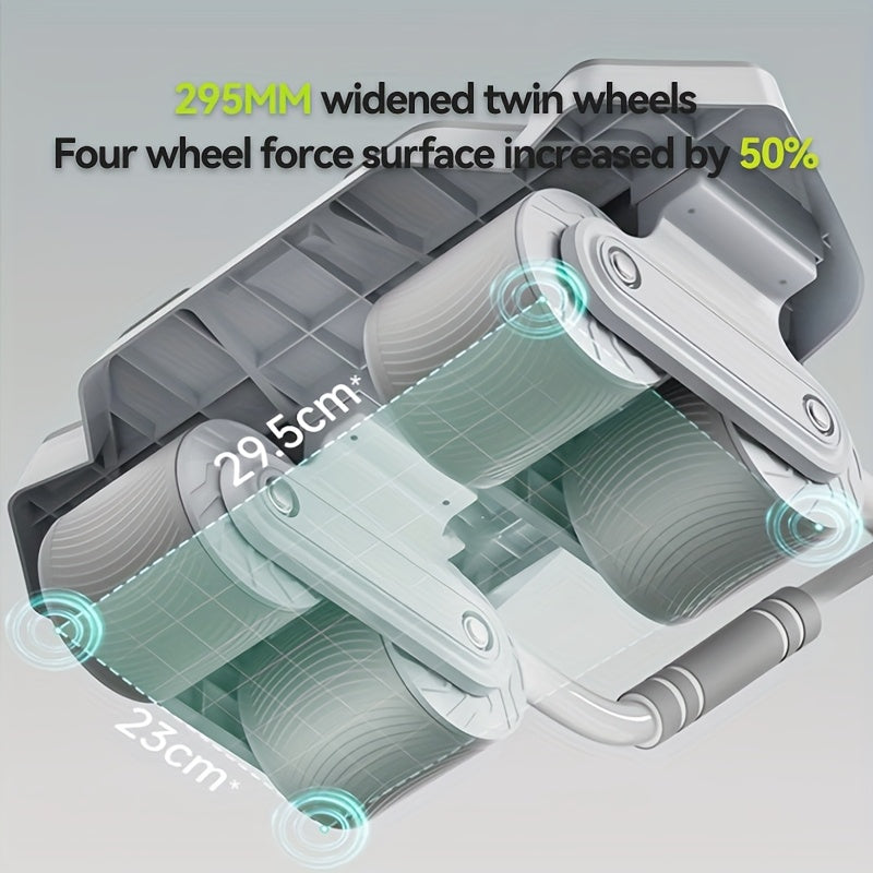 4-Wheel Ab Roller with Elbow Support