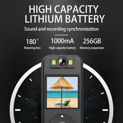 4K HD Camcorder Night Vision Law Enforcement Recorder