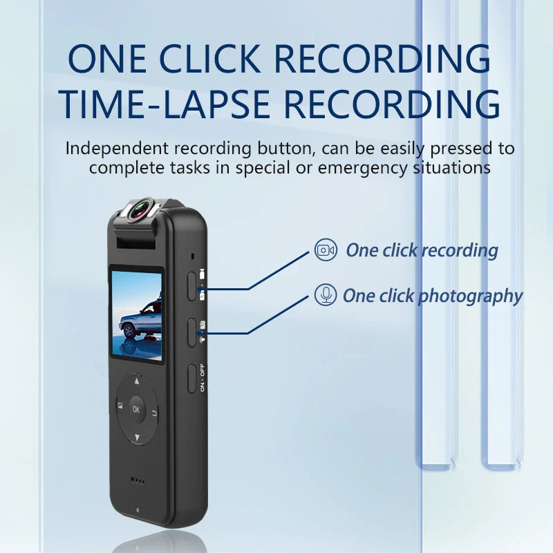 4K HD Camcorder Night Vision Law Enforcement Recorder