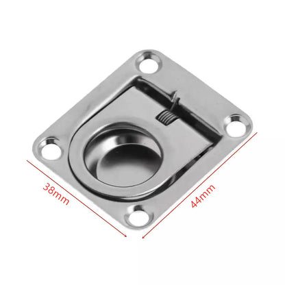 4Pcs Stainless Steel Boat Recessed Hatch Pull Handle