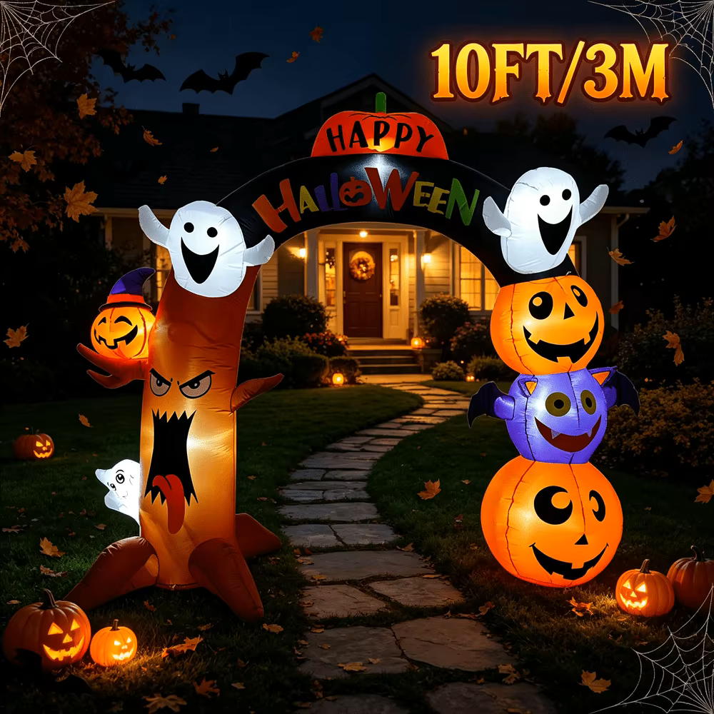 10FT Halloween Inflatable Toy with LED Light