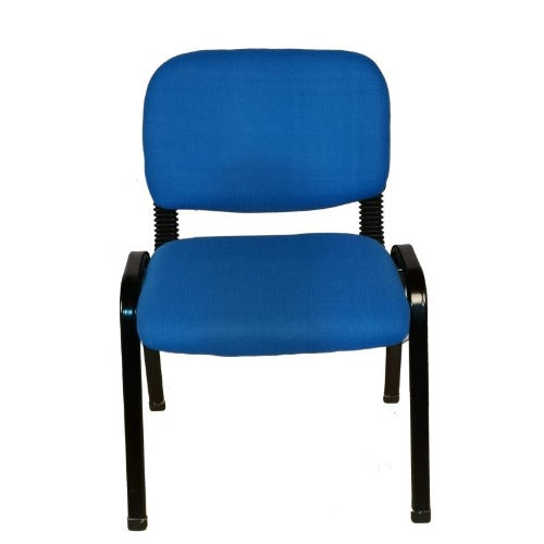 Stackable & Linkable Office Conference Visitor Community  Chairs (Set of 7-Blue)