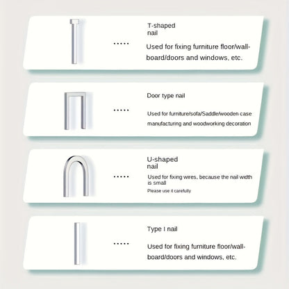 Heavy-Duty Camping Nail Gun for Wood & DIY (3-in-1)