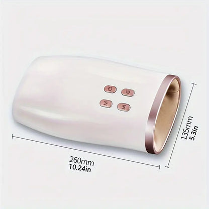 Heated Hand Massager - Soothing Heat Therapy (White)