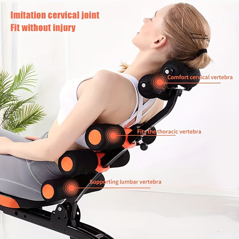 6-in-1 Home Gym Ab Crunch Leg Bench