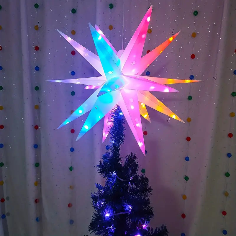 Radiant Spectrum: LED 3D Moravian Star Light