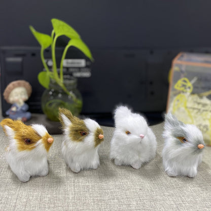 Classic Easter Bunny Decoration Battery-Free Traditional Style