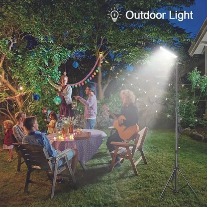 Black Matte Portable Outdoor Camping Lamp with USB Charging