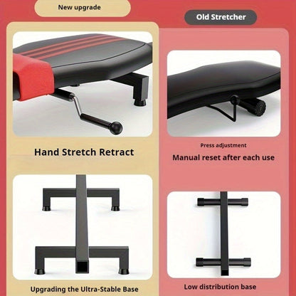 Fitness Stretcher Adjustable Waist Foot Pad Machine