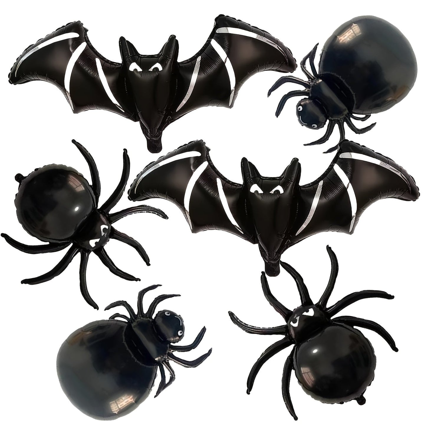 Halloween Spider Bat Balloon Set (6pcs)