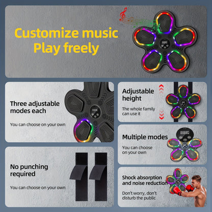 Smart Music Boxing Machine Wall Target Trainer