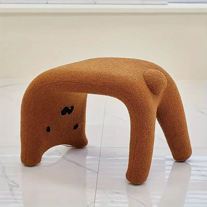 Cozy Wool-Made Cat Ottoman