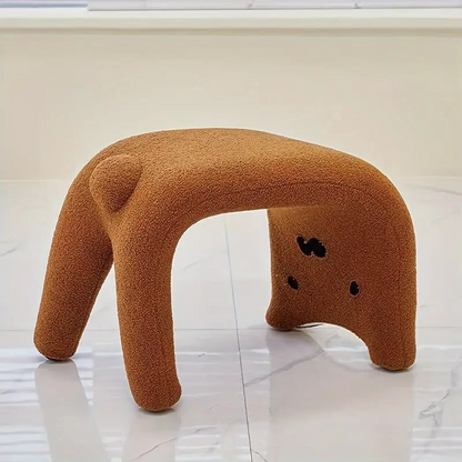 Cozy Wool-Made Cat Ottoman
