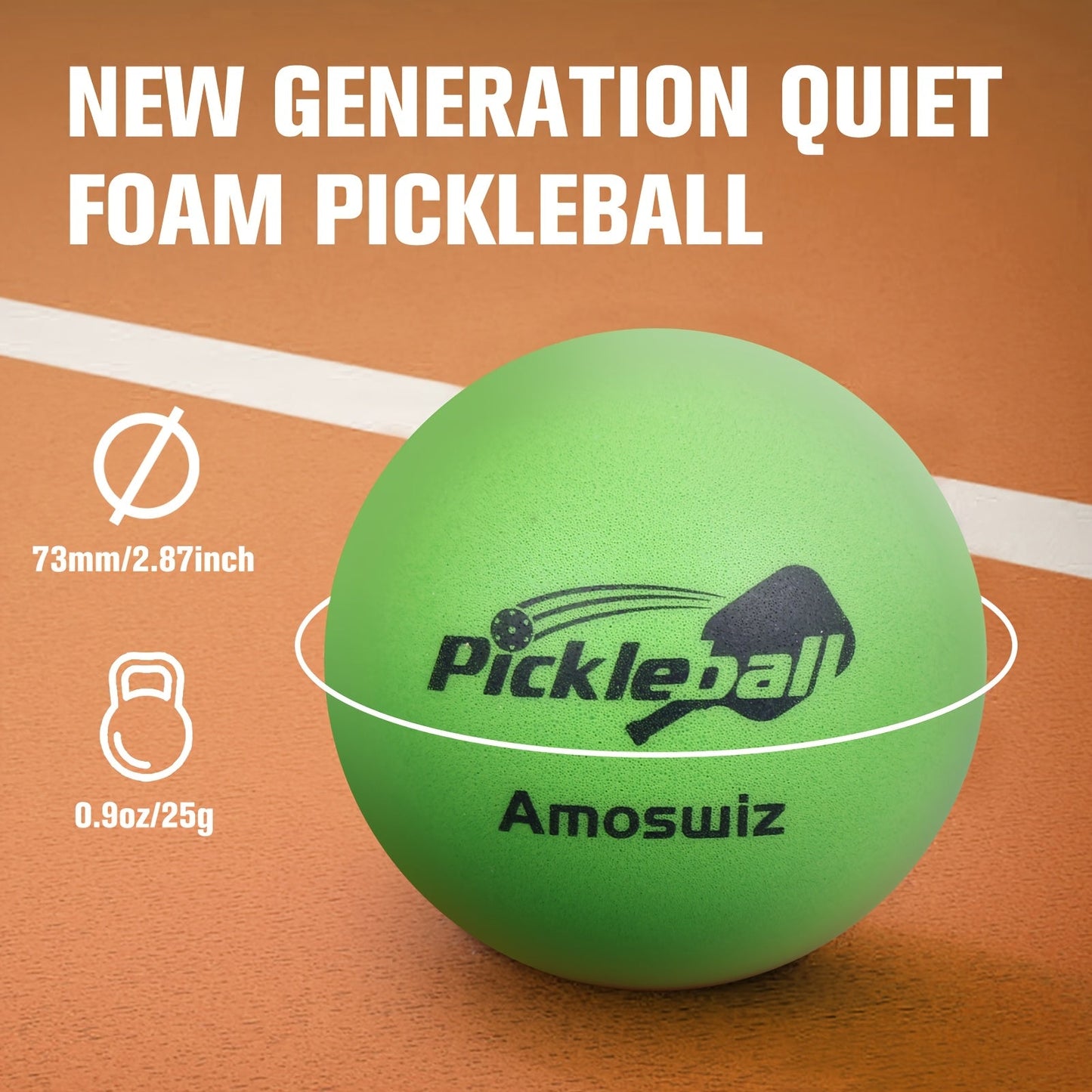 Foam Pickleballs Training Set (6-Pack)