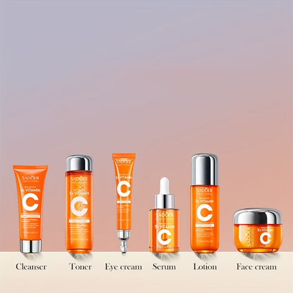 Vitamin C Hydrating Facial Skincare Set (5-in-1)