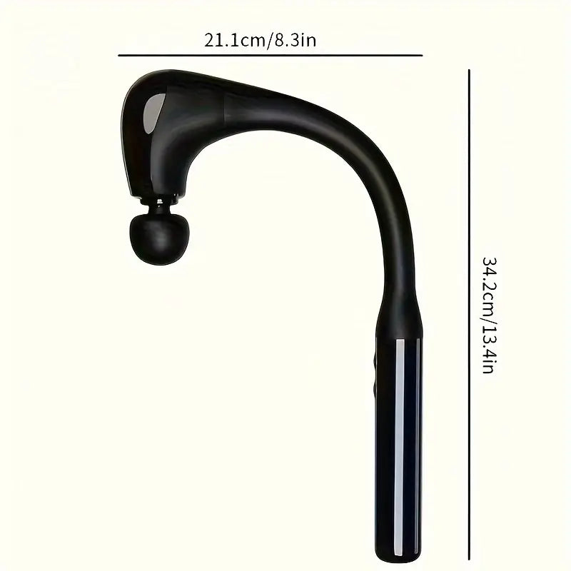 1pc High-Powered Fascia Gun Massage Tool-Black