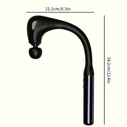 1pc High-Powered Fascia Gun Massage Tool-Black