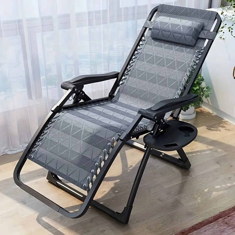 Foldable Lounge Chair for Adults - Camping Essential