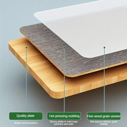 A minimalists dream: a beautifully crafted wooden bookshelf for your desk