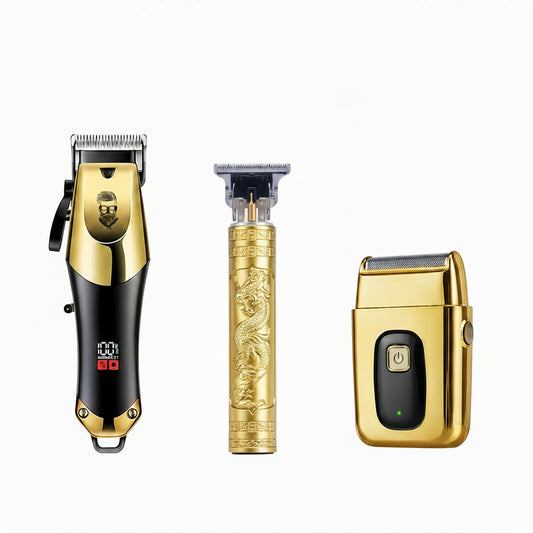 3pcs Men's Electric Hair Clippers Kit