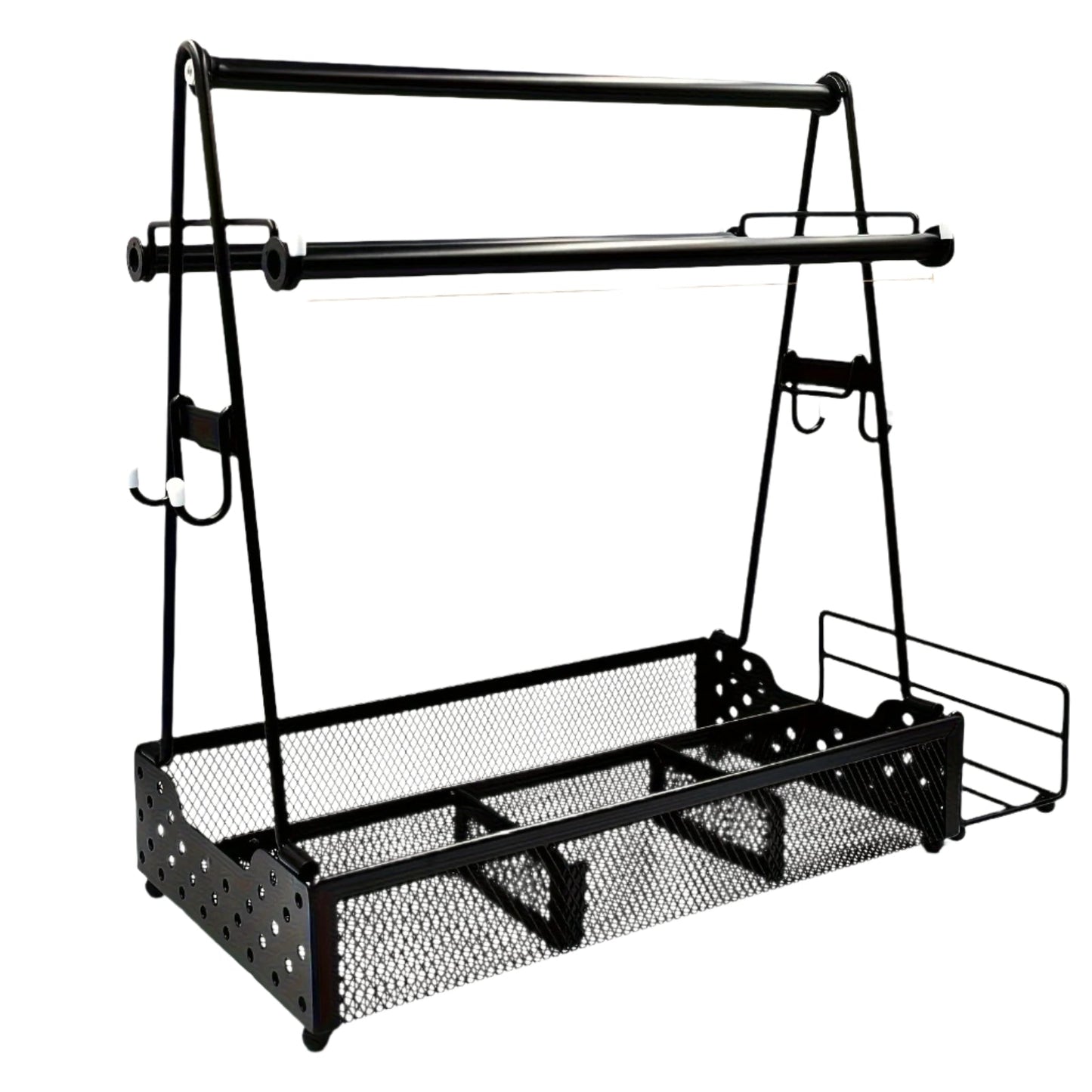 Grill Caddy with Hooks & Towel Holders