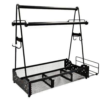 Grill Caddy with Hooks & Towel Holders