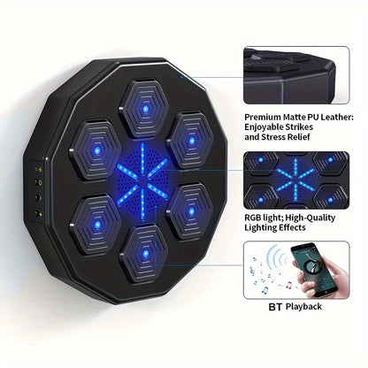 Smart Wall-Mounted Boxing Trainer with Gloves