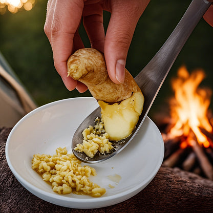 Stainless Steel Ginger Grater Spoon