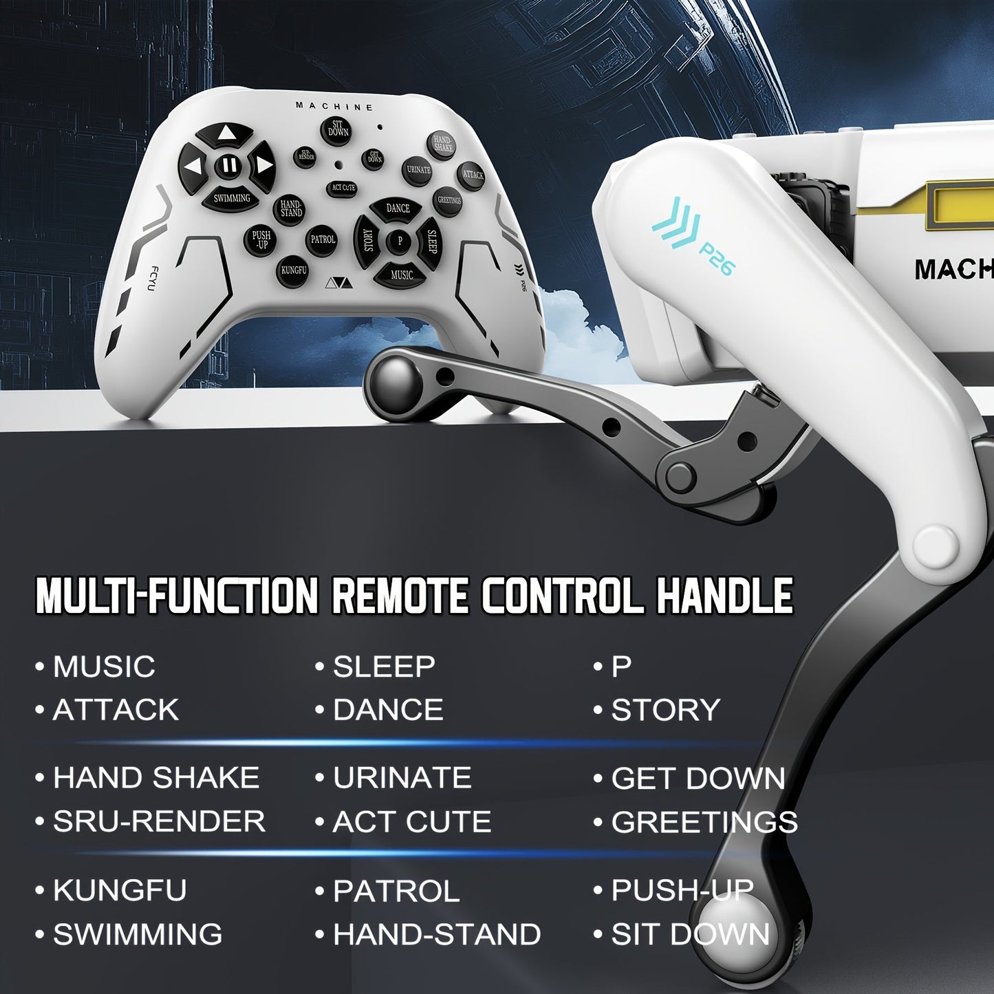 Smart Robot Dog with App Control & Voice Commands