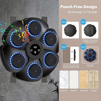 Musical Wall Boxing Target Training Machine