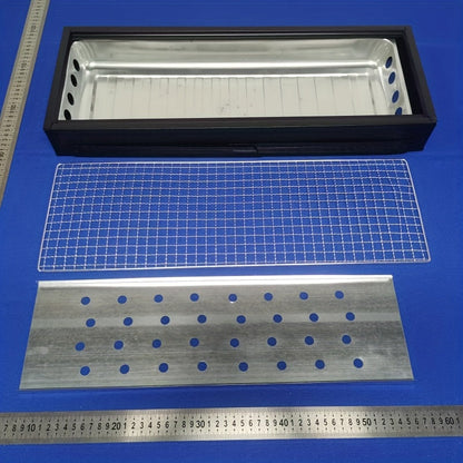 Portable Folding BBQ Grill with Side Shelf