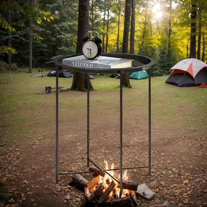 Outdoor Foldable Stainless Steel Coffee Table