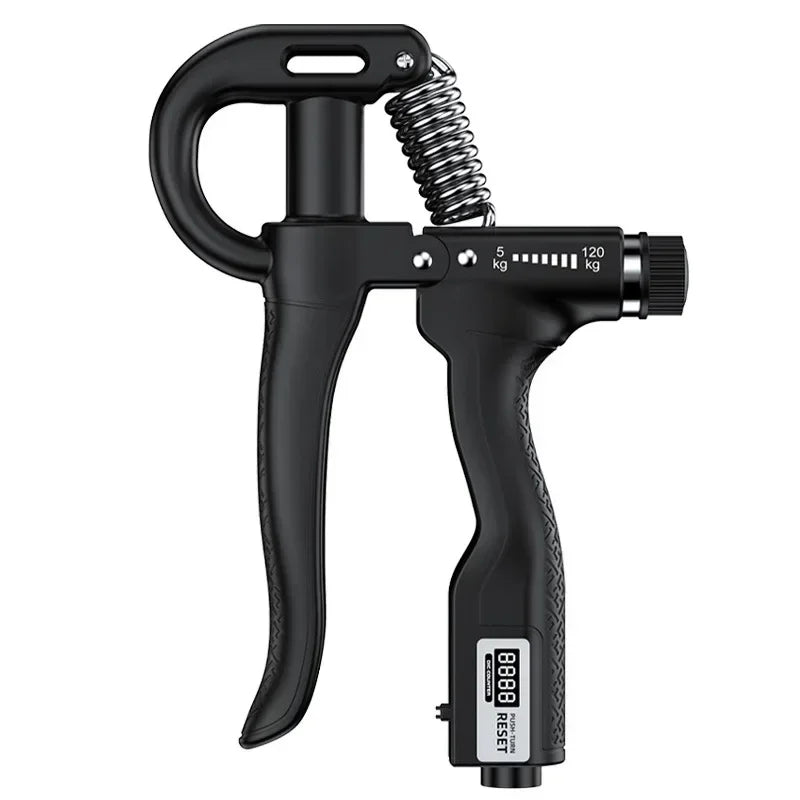Adjustable Hand Grip Strengthener 5-120Kg, Black